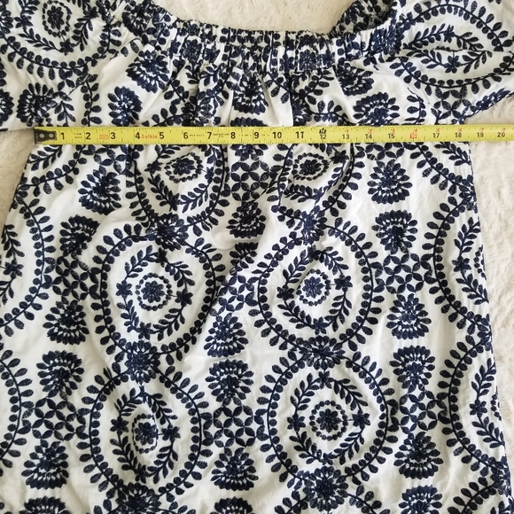 Entro Off the Shoulder Embroidered Dress Size S - Picture 9 of 12